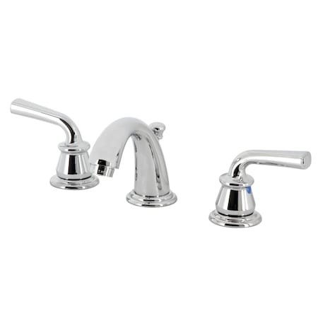 Kingston Brass Widespread Bathroom Faucet with Pop-Up Drain, Polished Chrome KB911RXL
